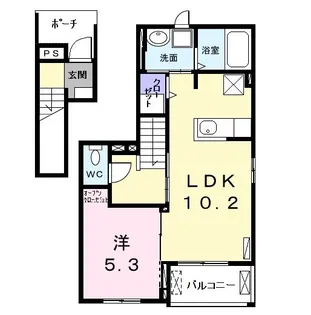 ブリーズ【2階】の間取り