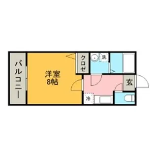 デルフィーノ二日市北【1階】の間取り