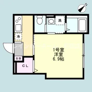 ベイルーム相武台前【3階】の間取り
