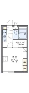 レオパレスキャピタルハイツ【1階】の間取り