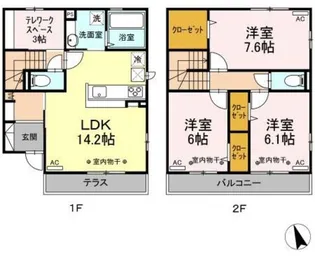 BLATT HUS【1階】の間取り