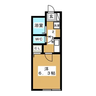 〇 ファミール【1階】の間取り