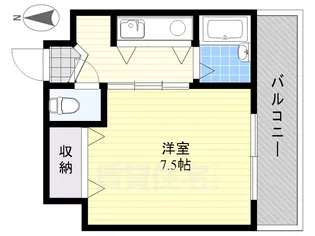 ジュネス絹田3号館【1階】の間取り