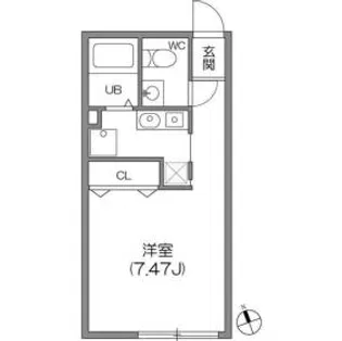 ZESTY神楽坂I【2階】の間取り