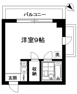 コーポ花菱【3階】の間取り
