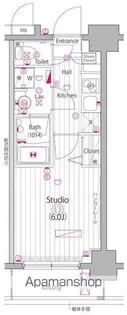 ガーラ・グランディ池袋【6階】の間取り