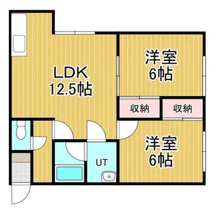 サンハイツE・K【2階】の間取り