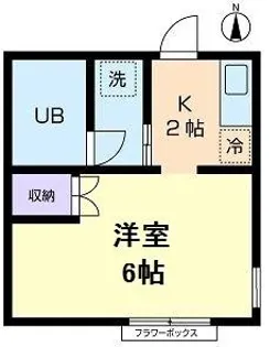 エステートピア【2階】の間取り