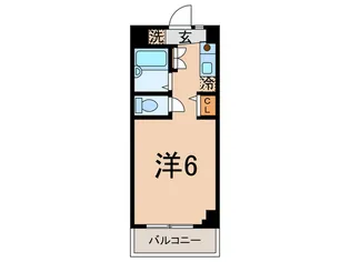 ハイツ桐原【1階】の間取り