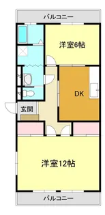 坂口マンション D【3階】の間取り