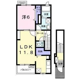 アビリティIV【1階】の間取り