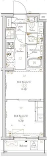HY’s 新江古田【1階】の間取り