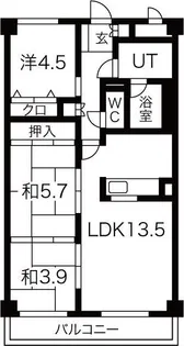 S-COURT28【8階】の間取り