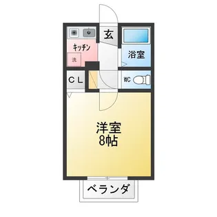 ボヌール北山台【2階】の間取り
