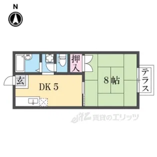 第3晴美ハイツ【1階】の間取り