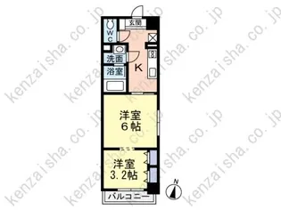宮城県仙台市青葉区木町通1【マンション】の間取り