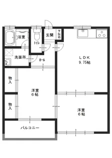 ヴィレッジ須藤【1階】の間取り