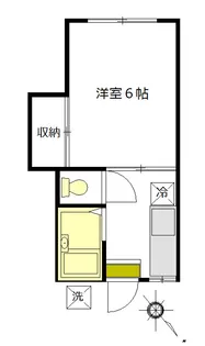 セブンハイツ【1階】の間取り