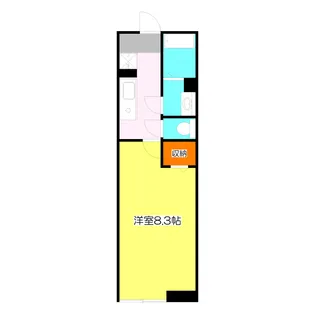ミルキーウェイ柏【2階】の間取り