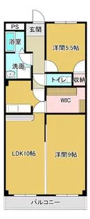 レオパレス宝【2階】の間取り
