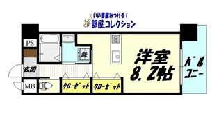 アクシオ北九州【6階】の間取り