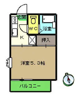 テクノシティ住吉【1階】の間取り