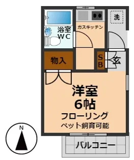 CHR90【2階】の間取り