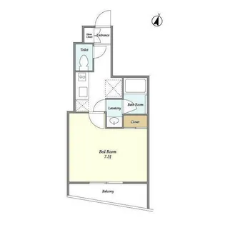 ディームス東新宿【5階】の間取り