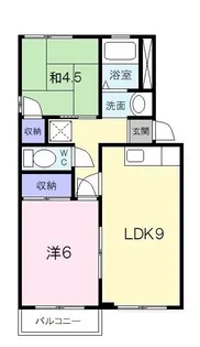 アーバンハイツ【2階】の間取り