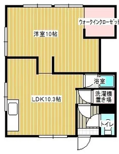 なるせアパート【1階】の間取り