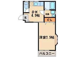 レガートMOMOCHI【1階】の間取り