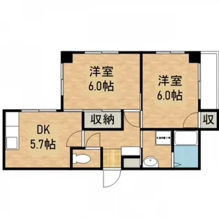 アーバンうえの第1ビル【3階】の間取り