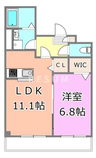 千葉県千葉市中央区登戸2【マンション】の間取り