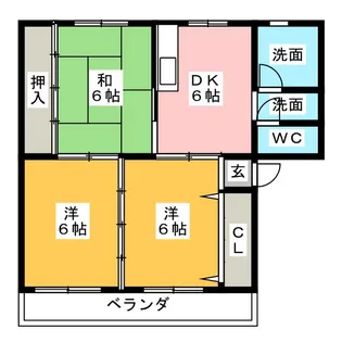 コルミー本郷【3階】の間取り