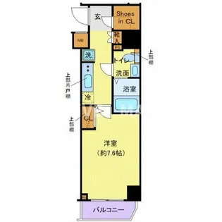 クレヴィスタ西巣鴨【9階】の間取り