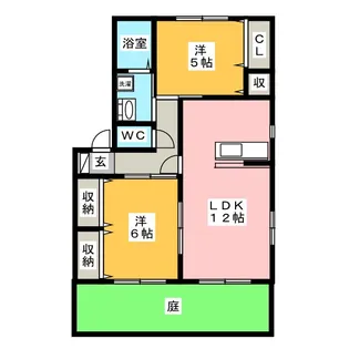 ミルフィオリA【1階】の間取り