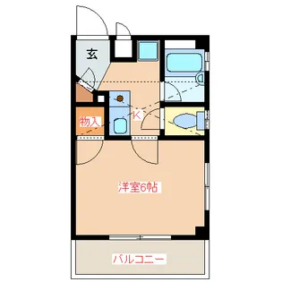 ウェステリア歯科大前【3階】の間取り