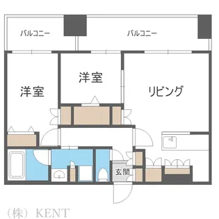 MJsquare KOTONI【2階】の間取り