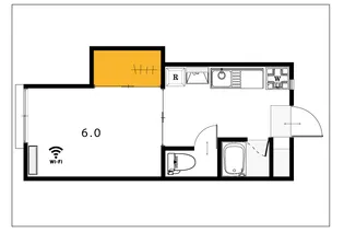 カレッジ浜【2階】の間取り