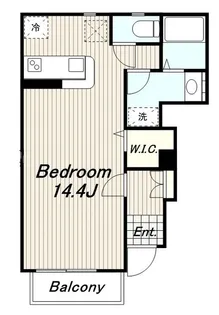 ソレアード・ピノ【1階】の間取り