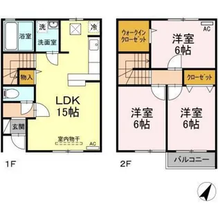 FAIRY COURT“I"【1階】の間取り