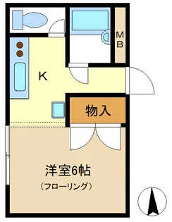 神奈川県横浜市青葉区新石川1【アパート】の間取り
