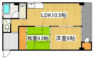 サンバード明和【2階】の間取り