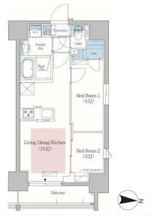 東京都墨田区錦糸2【マンション】の間取り