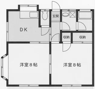 神奈川県綾瀬市小園【アパート】の間取り