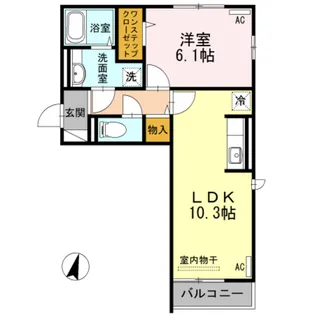 ル・ヴェール井荻【3階】の間取り