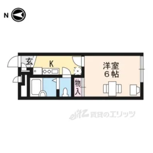 レオパレス宮津【1階】の間取り
