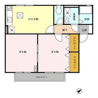 Cresent Tsubame A【1階】の間取り