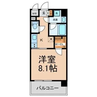 プレミアム浅間町【10階】の間取り