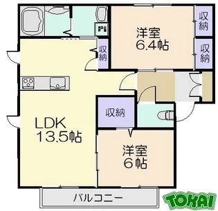 K’s Curea【1階】の間取り